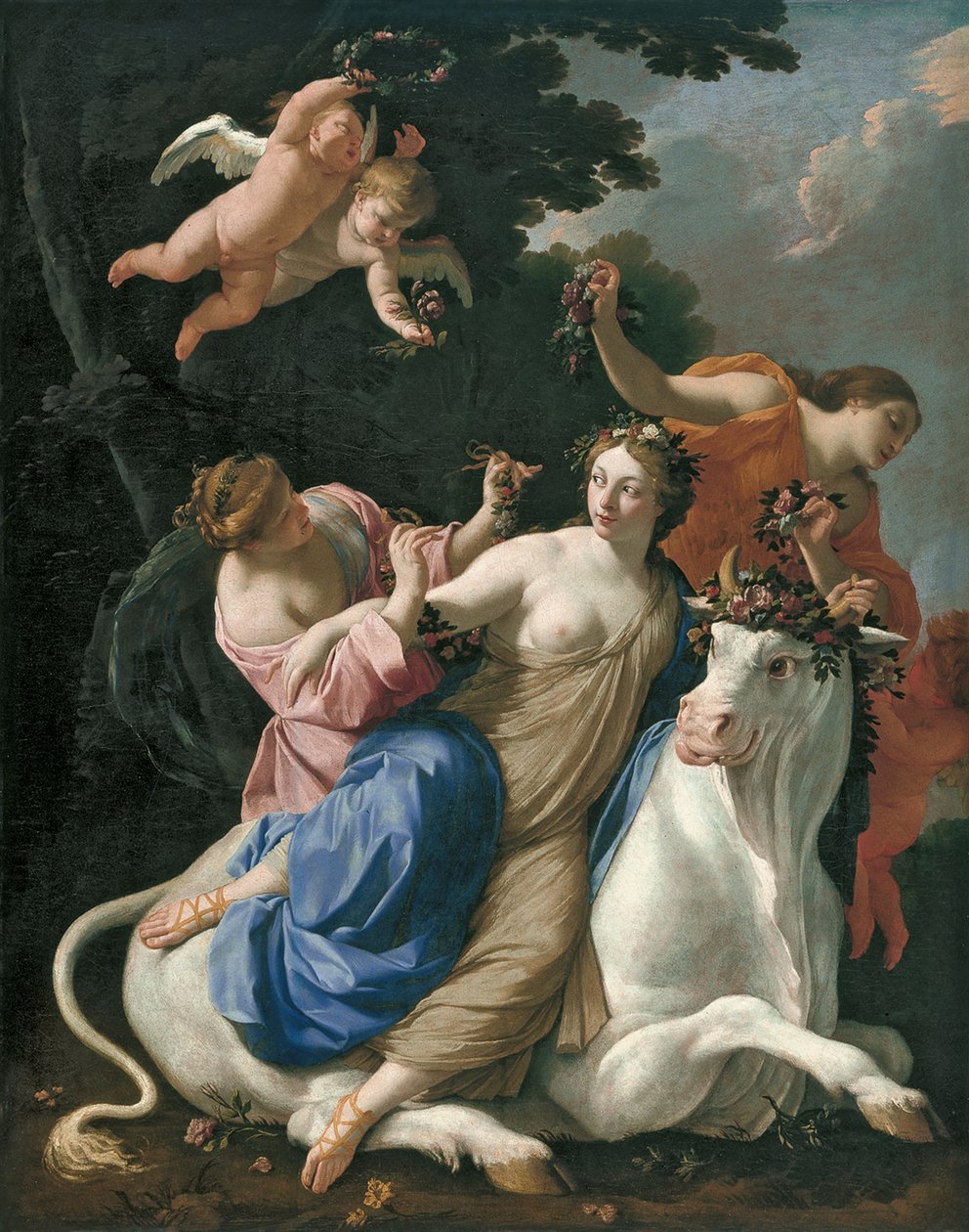 El rapto de Europa de Simon Vouet