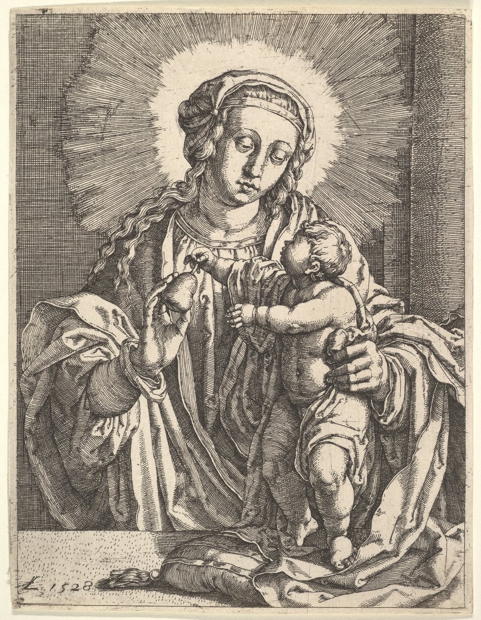 Virgen y Niño de Simon Wynhoutsz Frisius