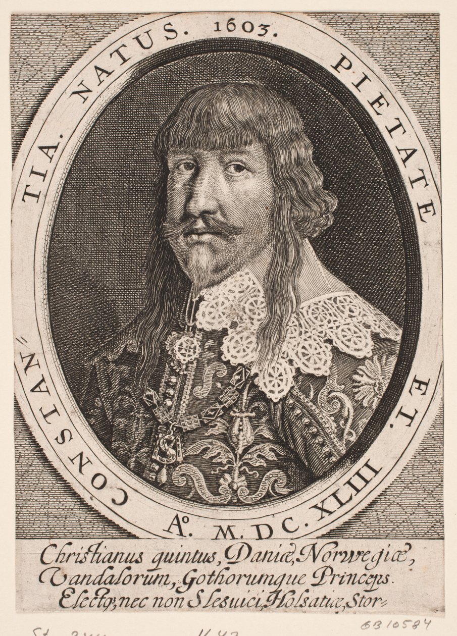El príncipe elegido Christian de Simon de Pas