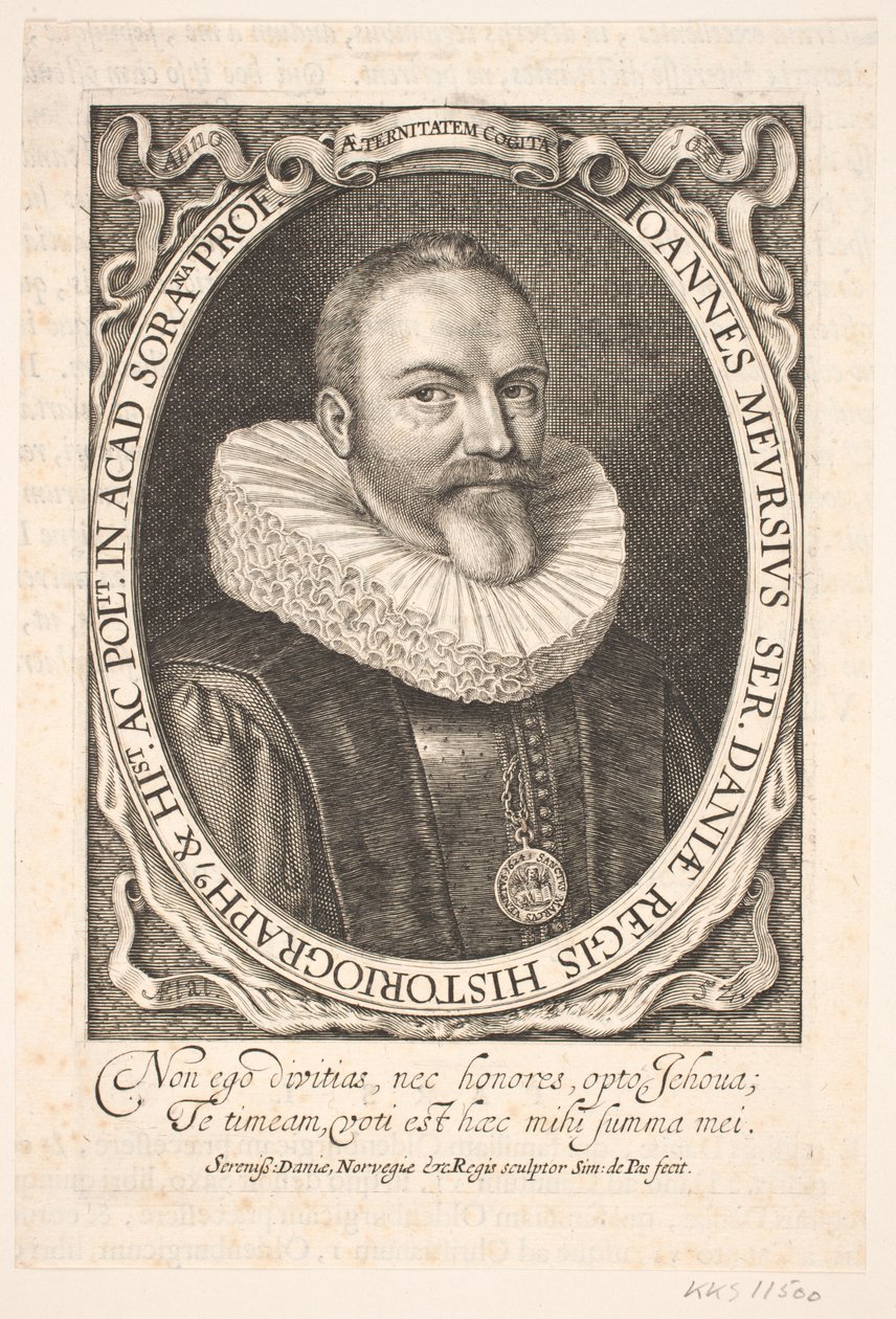 Johannes Meursius, historiador real de Simon de Pas