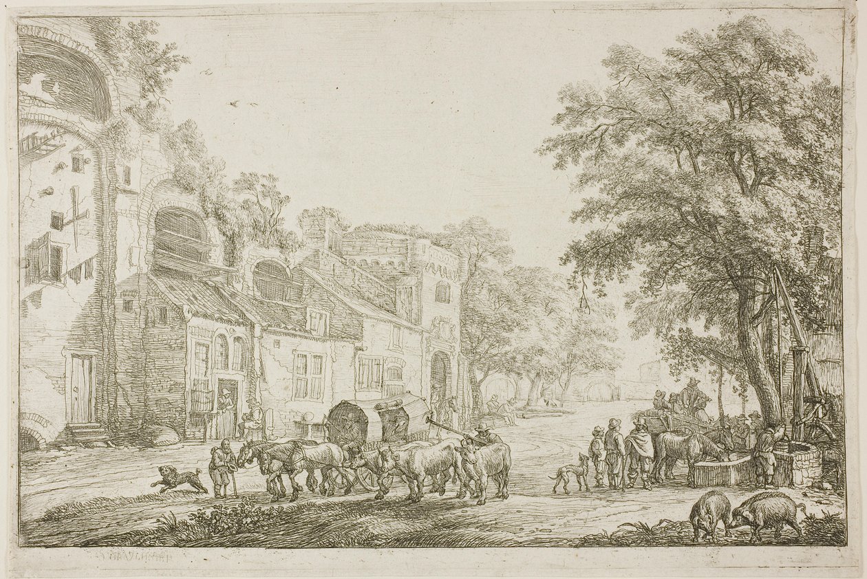 Ciudad mercado de Simon de Vlieger