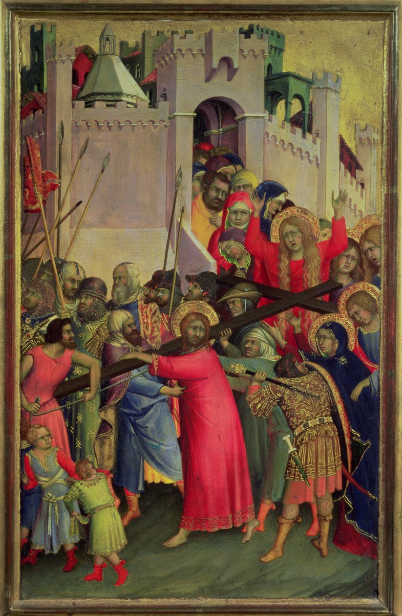 Camino al Calvario de Simone Martini
