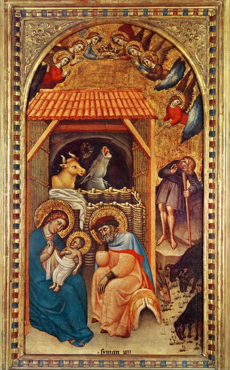 Natividad, c.1380 de Simone dei Crocifissi