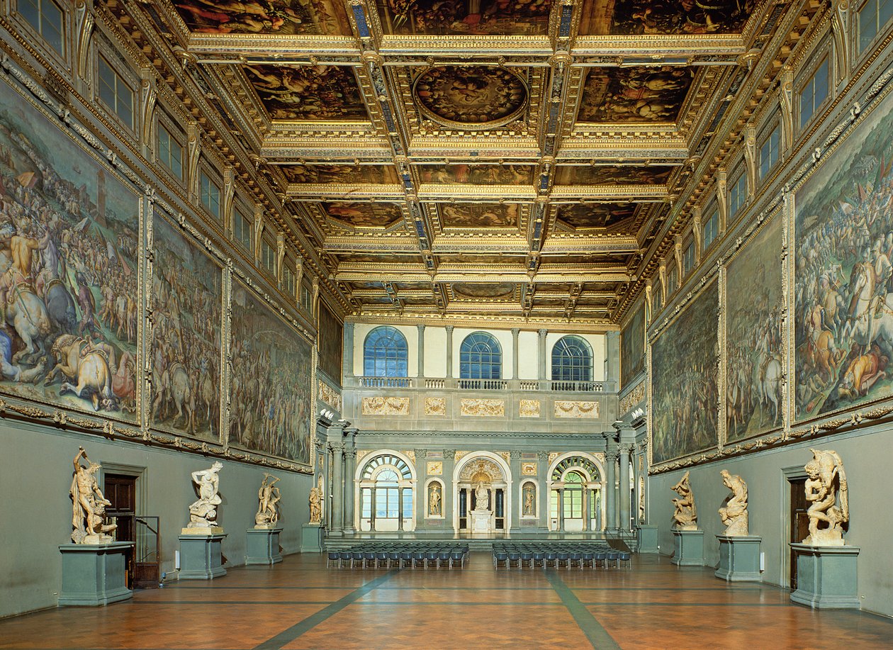 El Salone dei Cinquecento, c.1495 de Simone del Pollailo