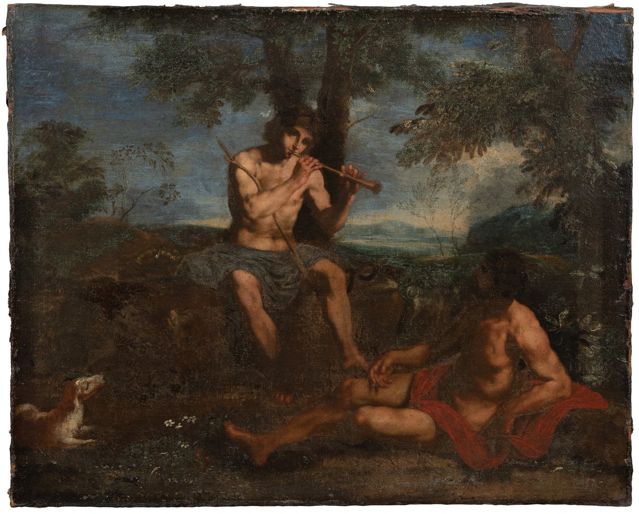 Mercurio y Argos de Simone Cantarini