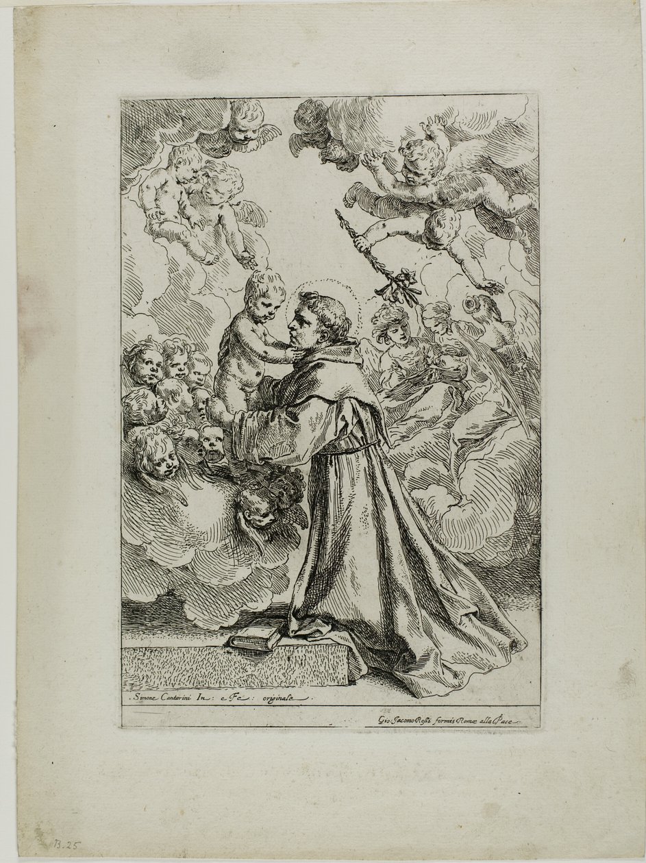San Antonio de Padua de Simone Cantarini