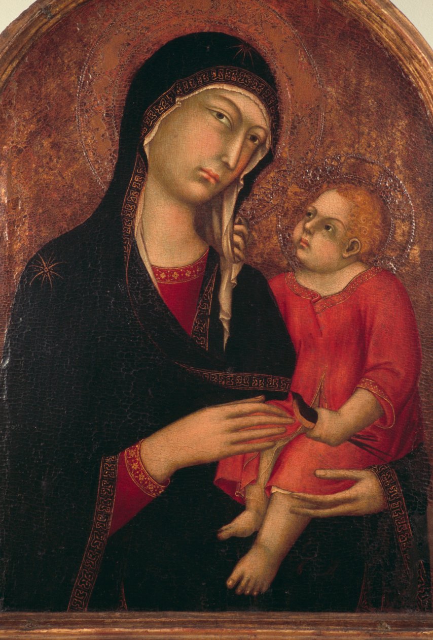 Virgen con el Niño de Simone Martini