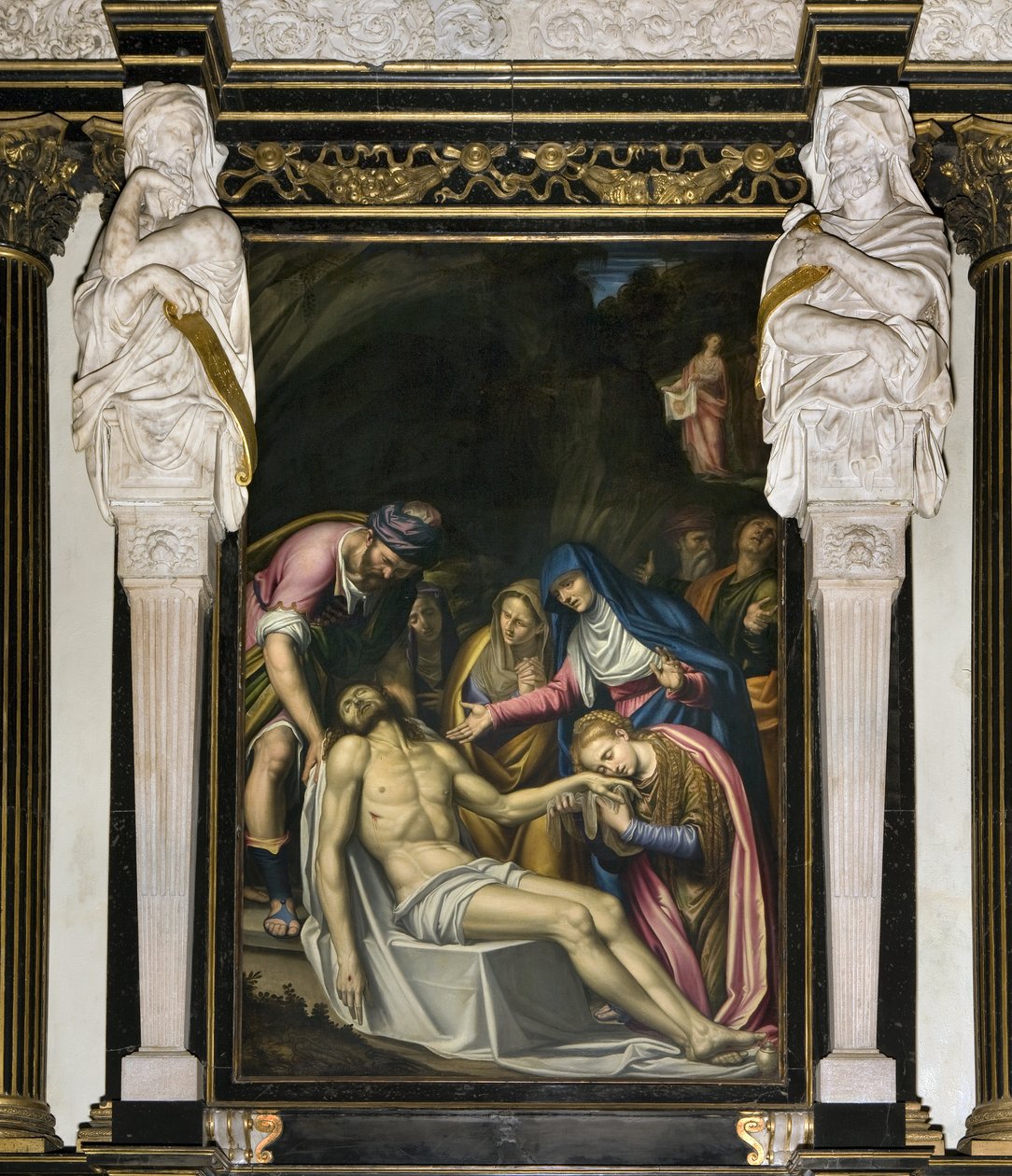 La Deposición, 1591 de Simone Veneziano Peterzano