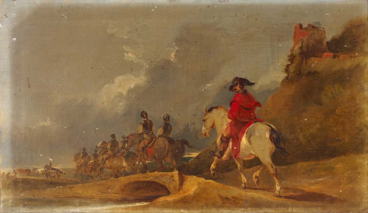 Caballería en un paisaje de Sir Peter Francis Bourgeois