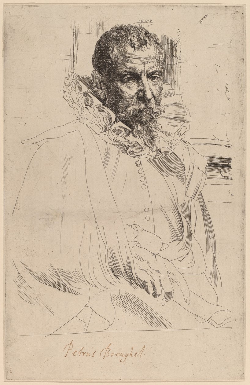 Pieter Bruegel el Joven de Sir Anthony van Dyck