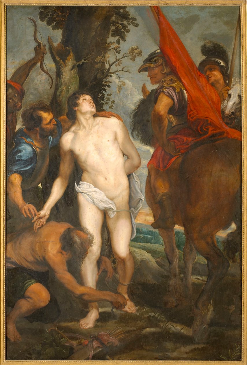 San Sebastián atado para el martirio, c. 1620 de Sir Anthony van Dyck