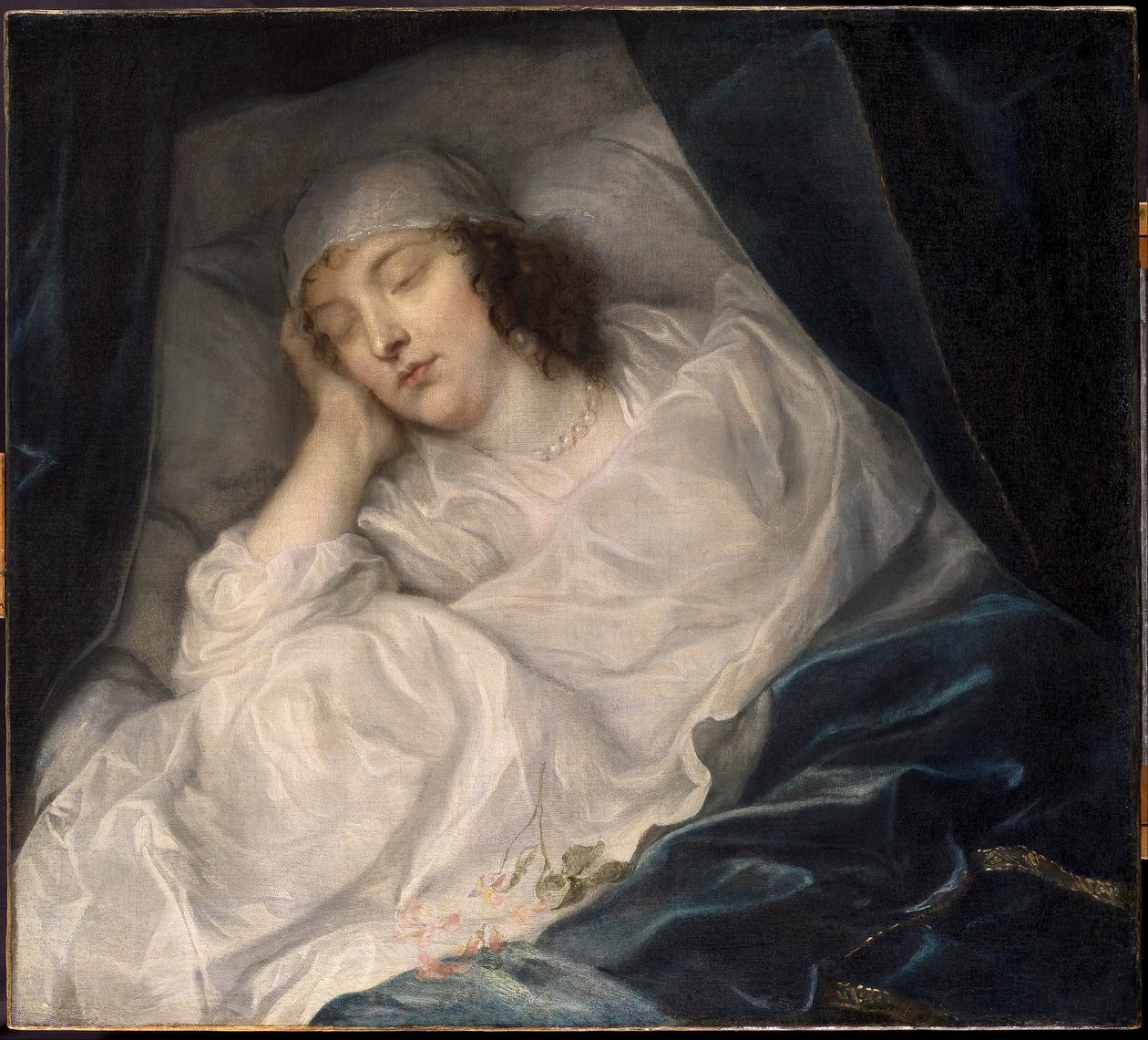 Venetia, Lady Digby, en su lecho de muerte de Sir Anthony van Dyck