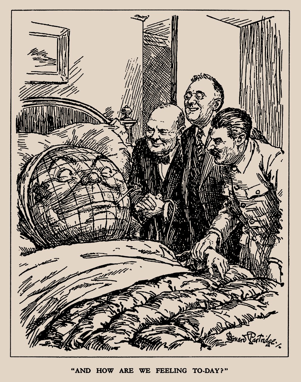 ¿Y cómo nos sentimos hoy?, 1945 de Sir Bernard Partridge