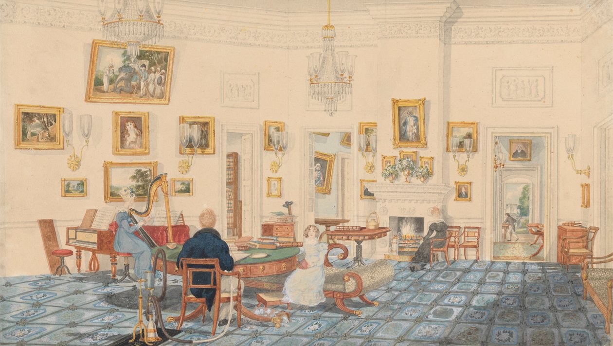 La Sala de Invierno de la Casa del Artista en Patna de Sir Charles D