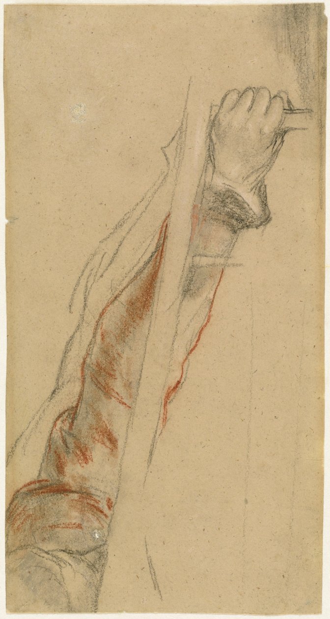 Un brazo levantado de Sir David Wilkie
