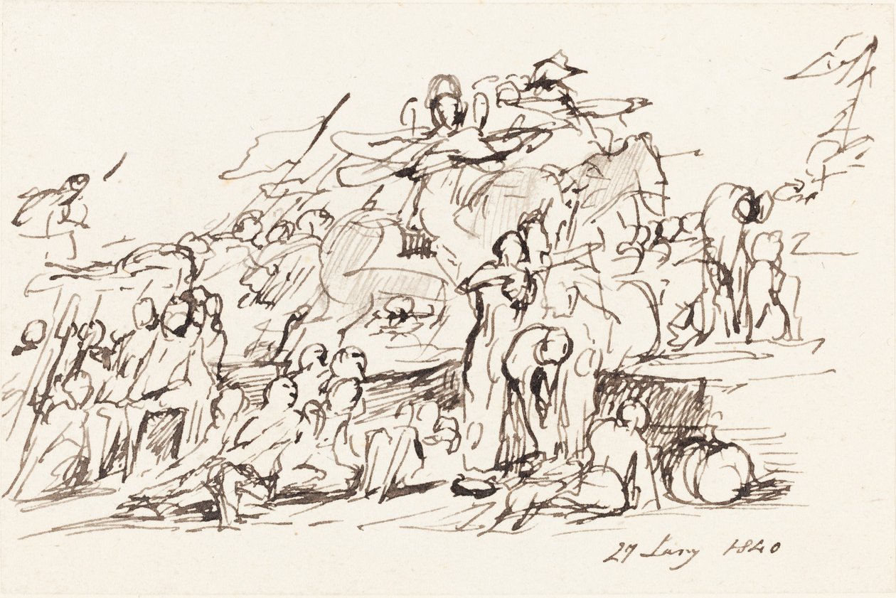 Escena de batalla de Sir David Wilkie