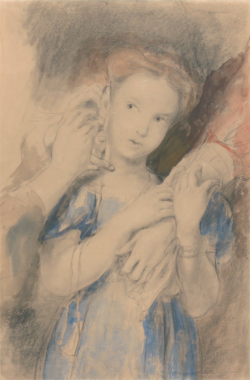 Estudio para "El primer pendiente" de Sir David Wilkie