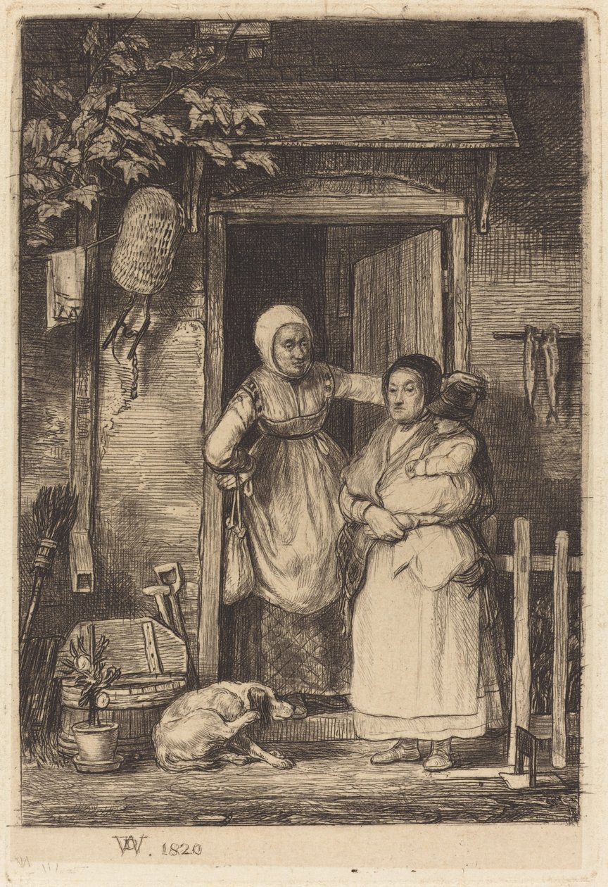 La puerta de la cabaña de Sir David Wilkie