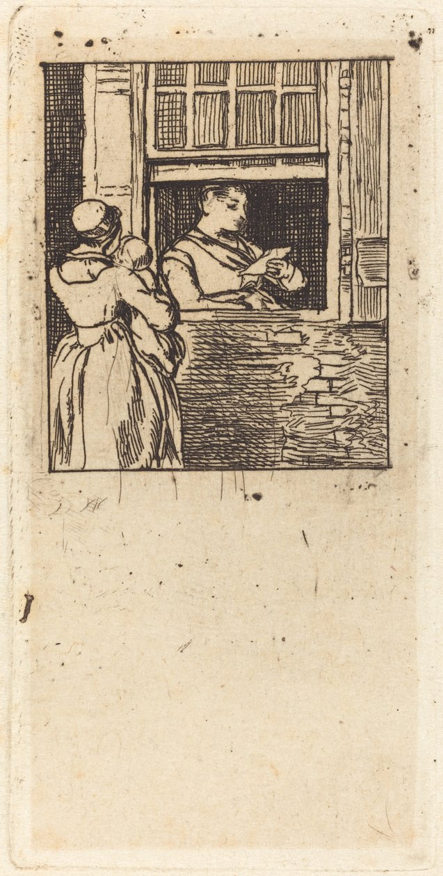 Mujer en una ventana, leyendo una carta de Sir David Wilkie