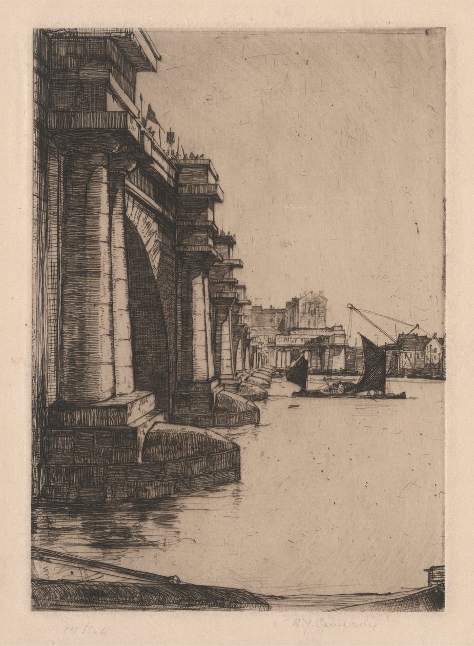 R. 296. Puente de Waterloo, nº 2 de Sir David Young Cameron