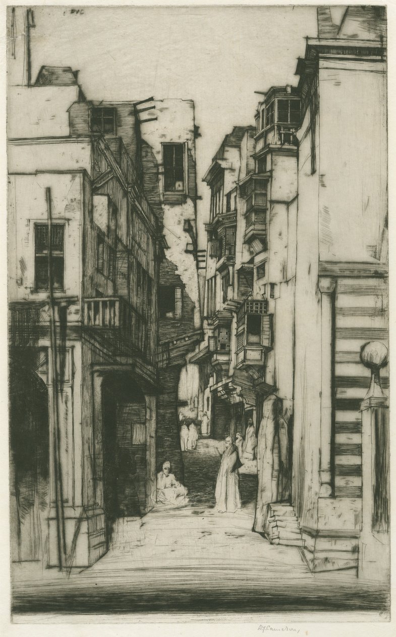 Calle en El Cairo de Sir David Young Cameron