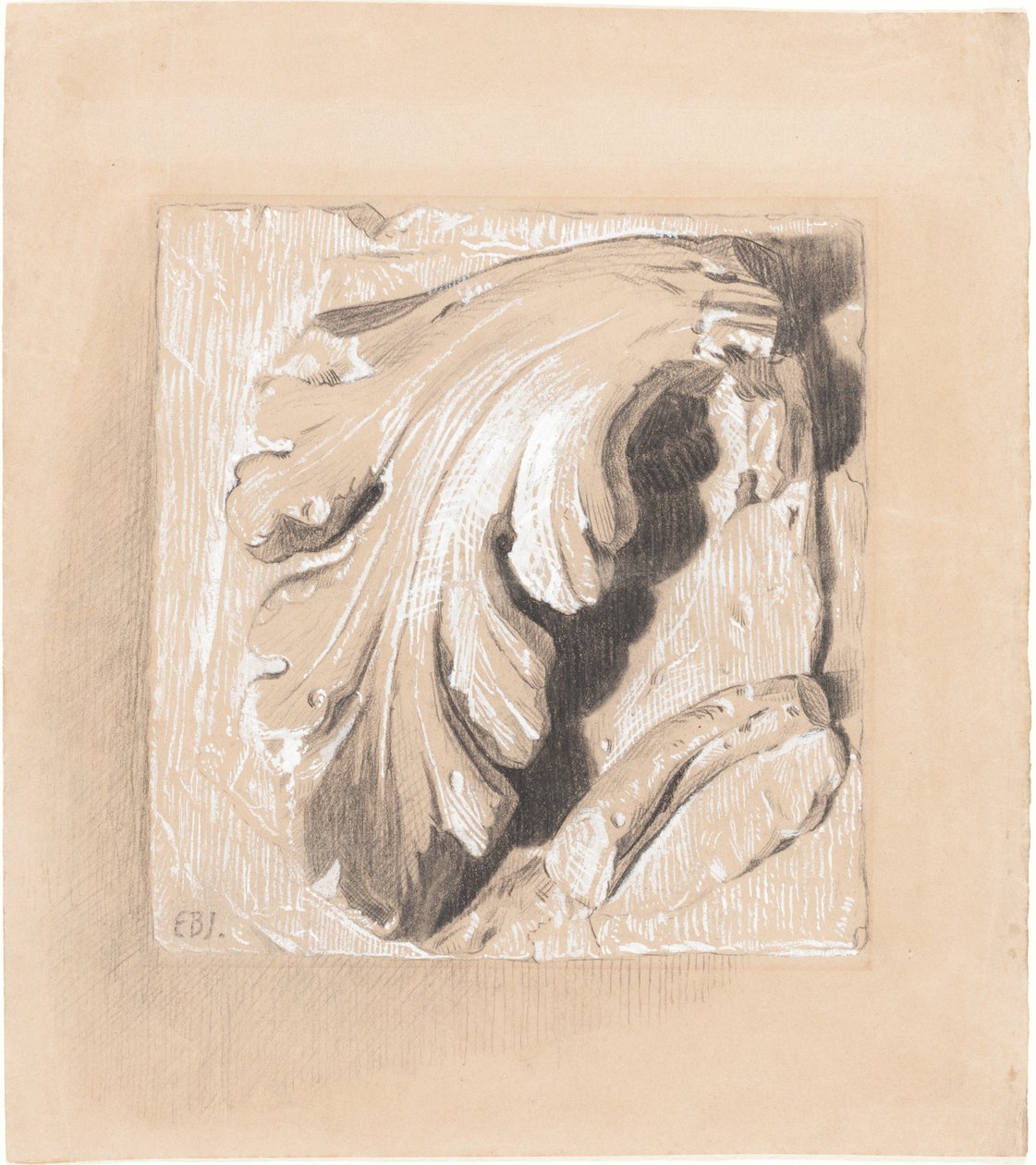 Un fragmento de un friso antiguo de Sir Edward Coley Burne Jones