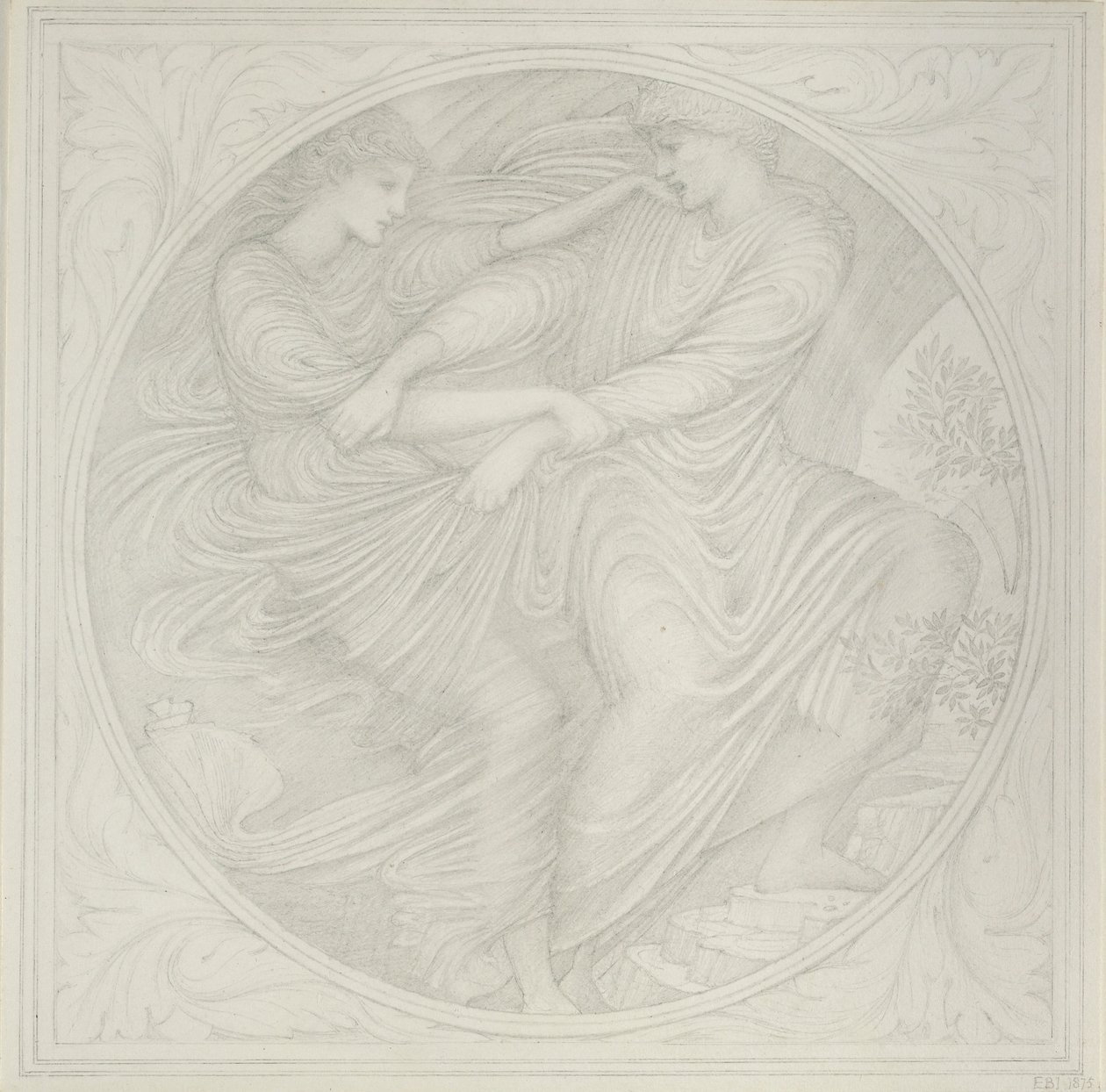 Orfeo mira hacia atrás, 1872-1875 de Sir Edward Coley Burne Jones