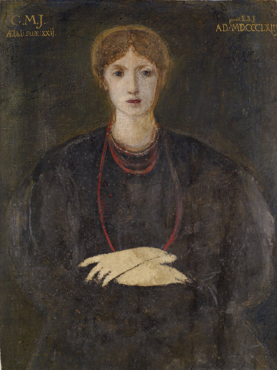 Retrato de Georgiana Burne-Jones 1840-1920, 1863 de Sir Edward Coley Burne Jones