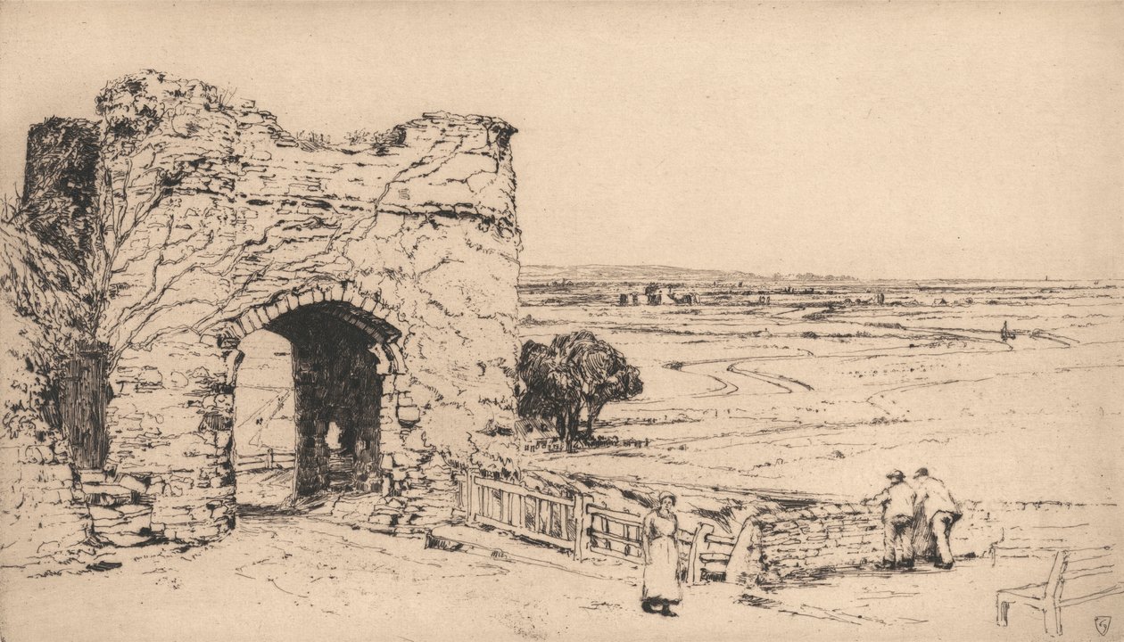 The Strand Gate, Winchelsea de Sir Frank Short