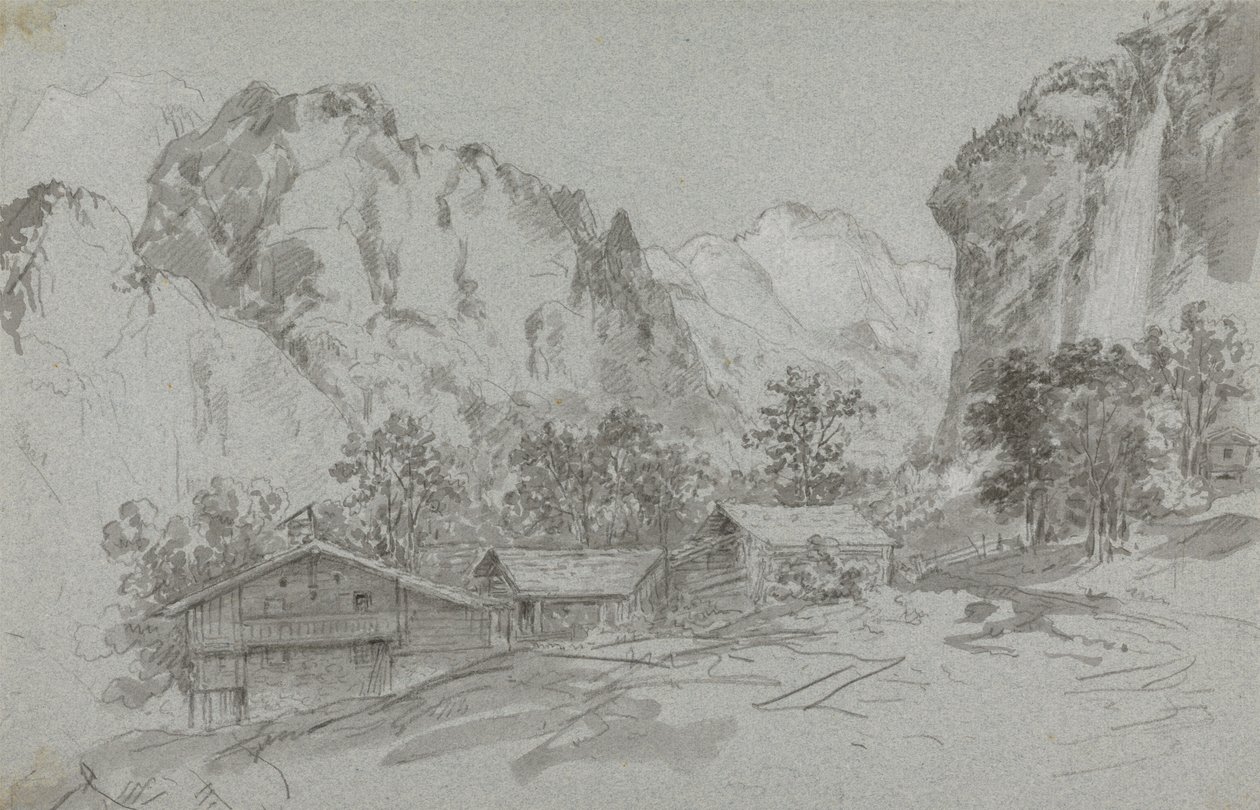 Desde la ventana de la posada de Lauterbraun de Sir George Howland Beaumont seventh Baronet
