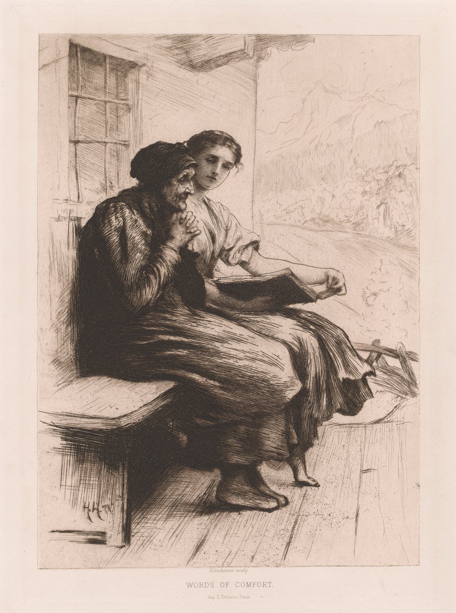 Palabras de consuelo de Sir Hubert von Herkomer