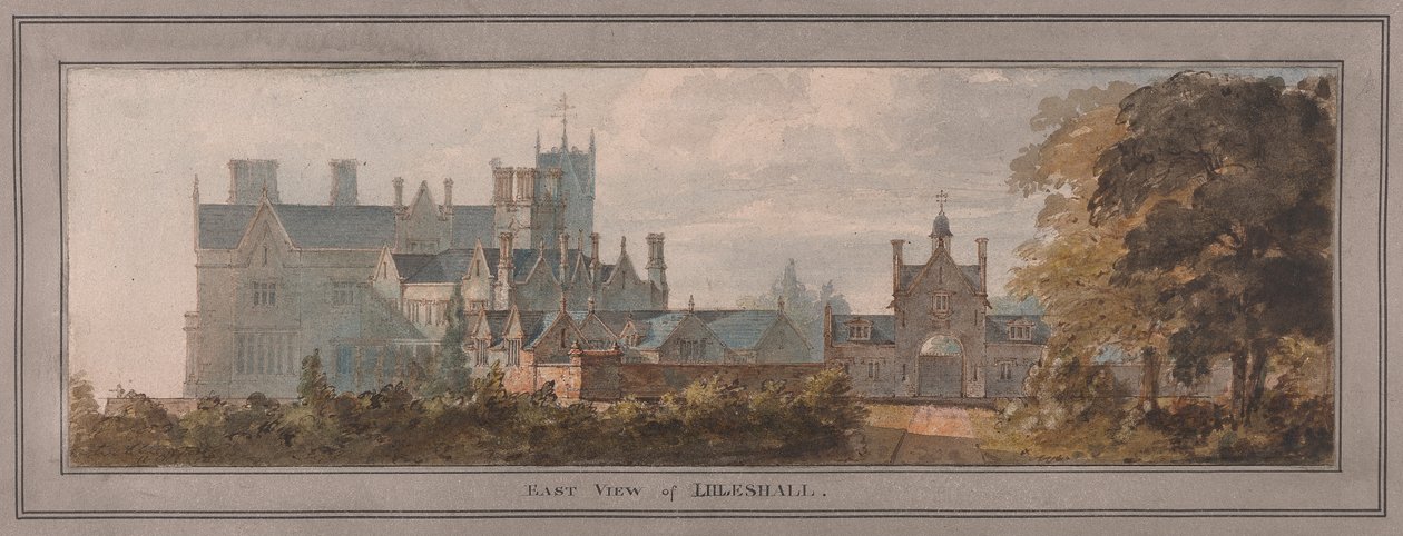 Lilleshall, Shropshire: Vista Este de Sir Jeffry Wyatville