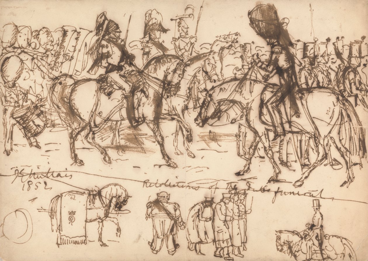 El funeral del Duque de Wellington de Sir John Everett Millais