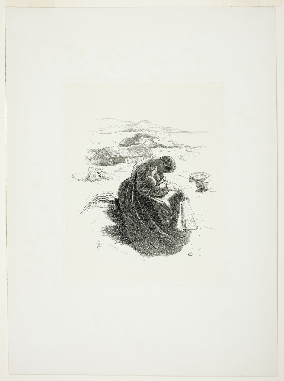 La joven madre de Sir John Everett Millais
