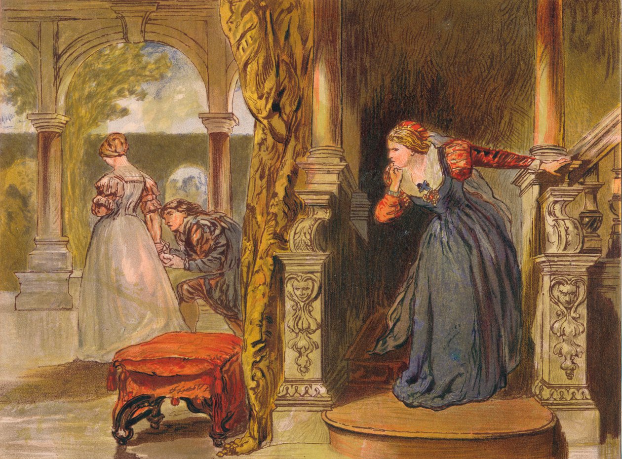 No suspiren más, damas, no suspiren más, c. 1875 de Sir John Gilbert