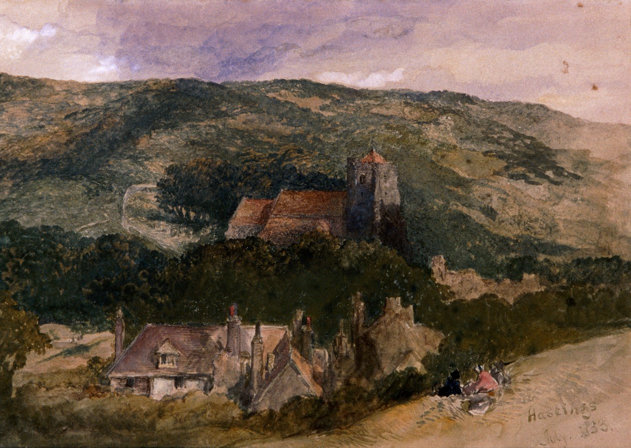 Vista en Hastings de Sir John Gilbert
