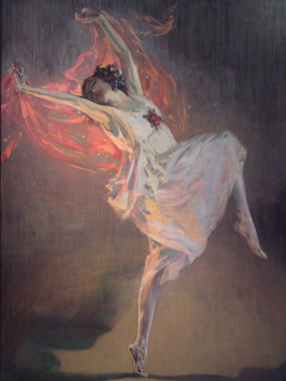 Bailarina Anna Pavlova 1881-1931, 1910s de Sir John Lavery