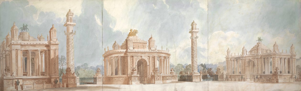 Diseño de la entrada a Hyde Park y St. James