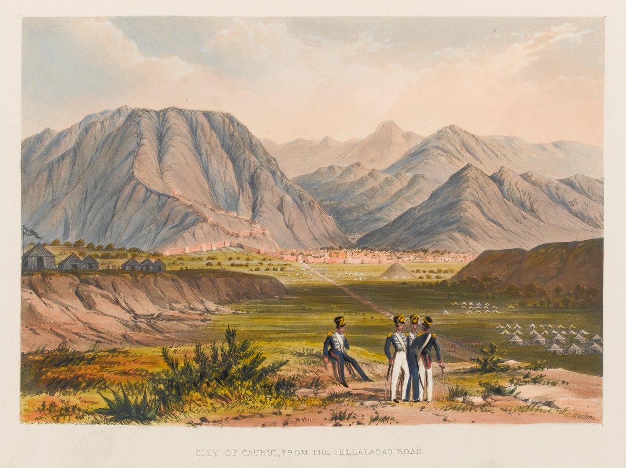 Ciudad de Caubul, desde la carretera de Jellalabad de Sir Keith A. Jackson