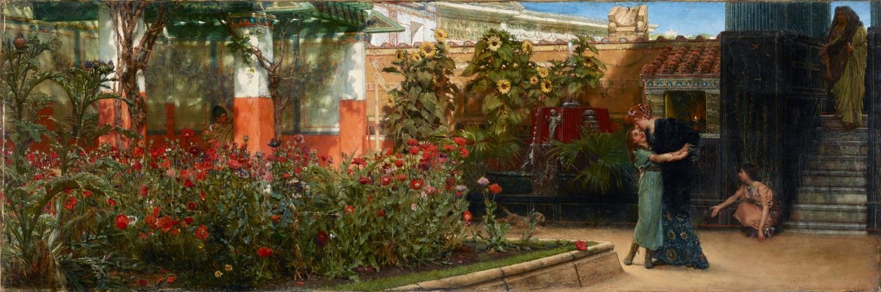 Una cálida bienvenida de Sir Lawrence Alma Tadema