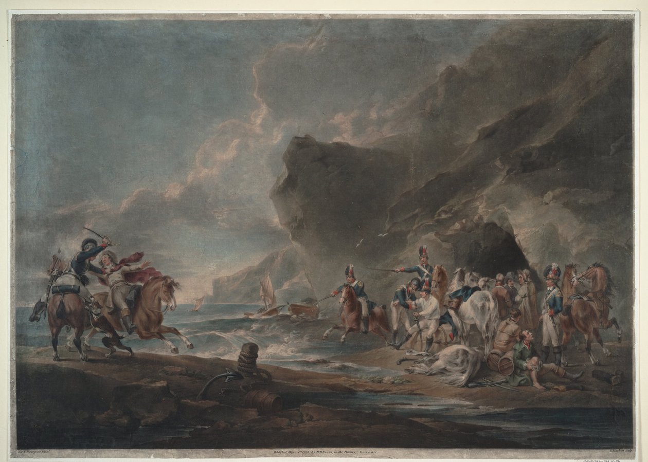 Contrabandistas derrotados de Sir Peter Francis Bourgeois