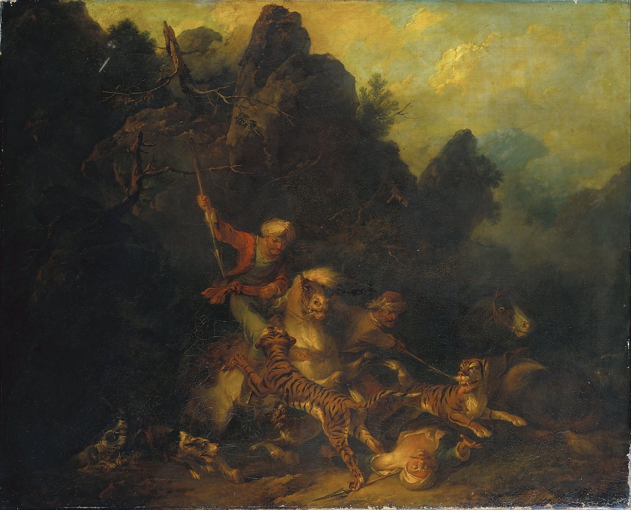 Caza del tigre de Sir Peter Francis Bourgeois