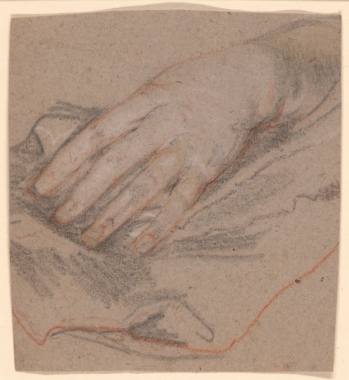 Dibujo de una mano de Sir Peter Lely