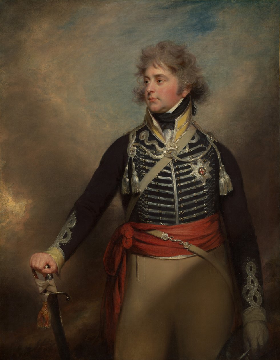 Jorge IV, cuando era príncipe de Gales de Sir William Beechey