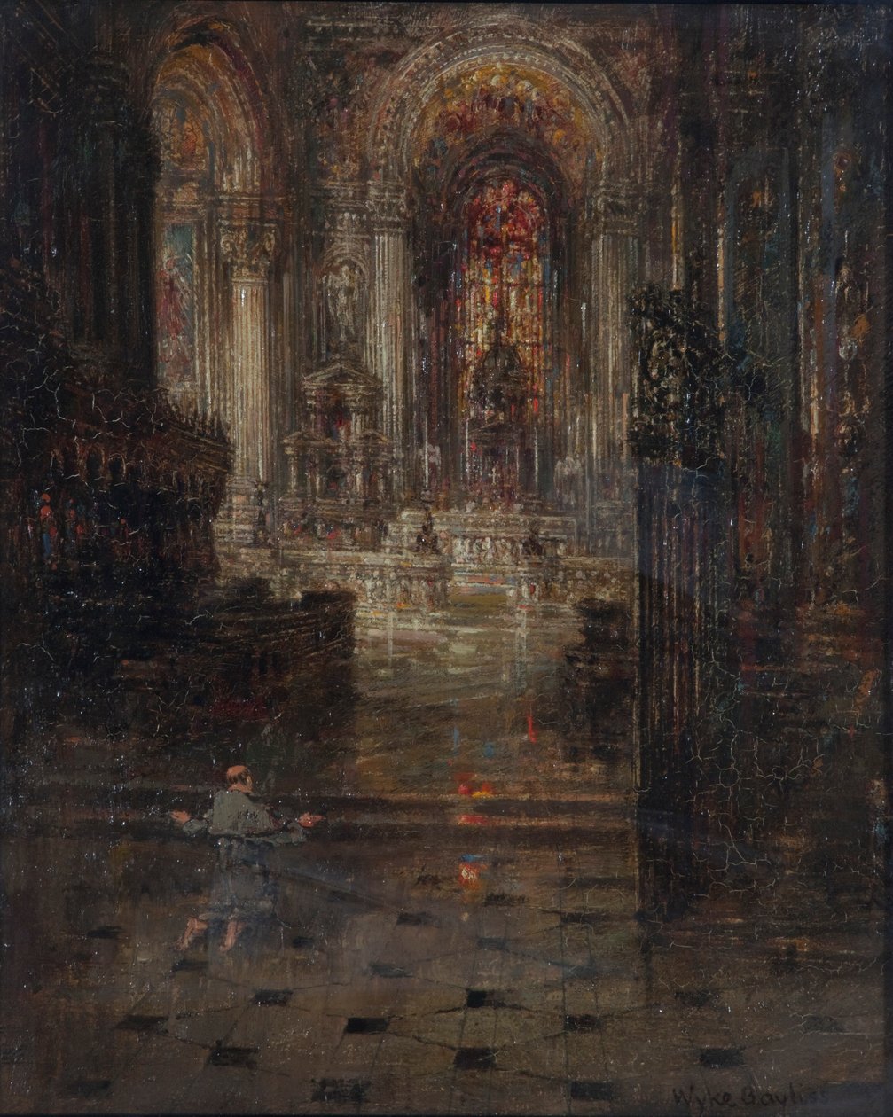 Interior de catedral, 1855-1906 de Sir Wyke Bayliss