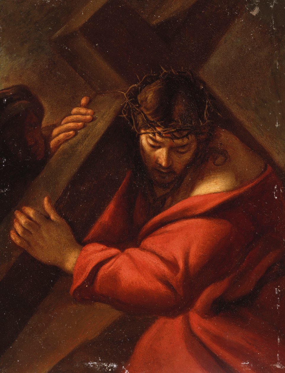 Cristo en el camino al Calvario de Sisto Badalocchio