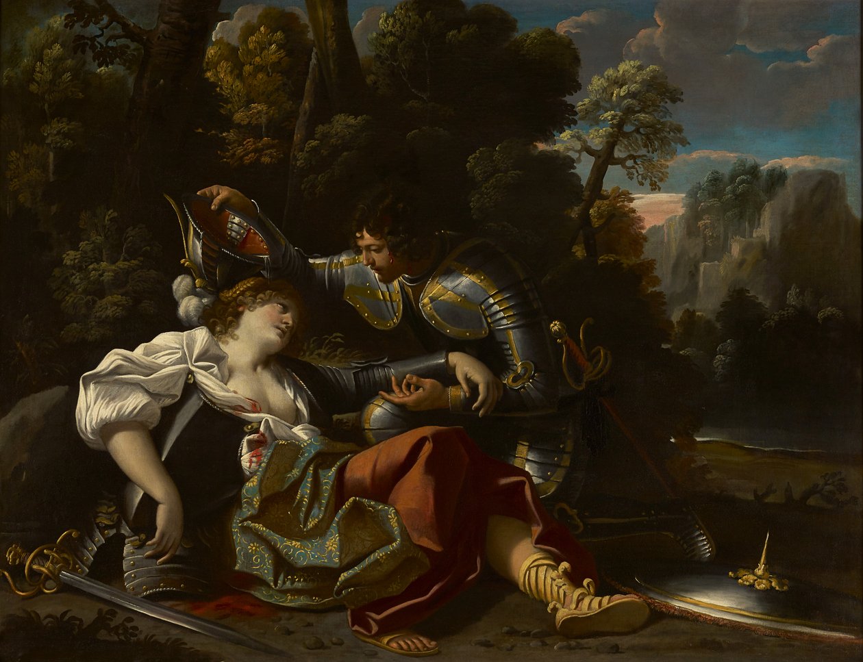 Tancredo y Clorinda de Sisto Badalocchio