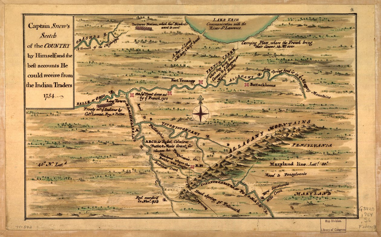 Exploración del país realizada por el capitán Snow por sí mismo, y los mejores relatos que pudo recibir de los comerciantes indios. LOC gm71000592 de Snow