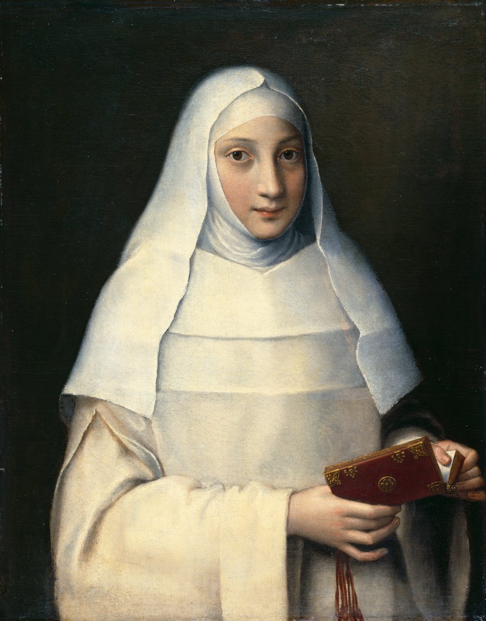 Retrato de la hermana del artista con el hábito de una monja de Sofonisba Anguissola