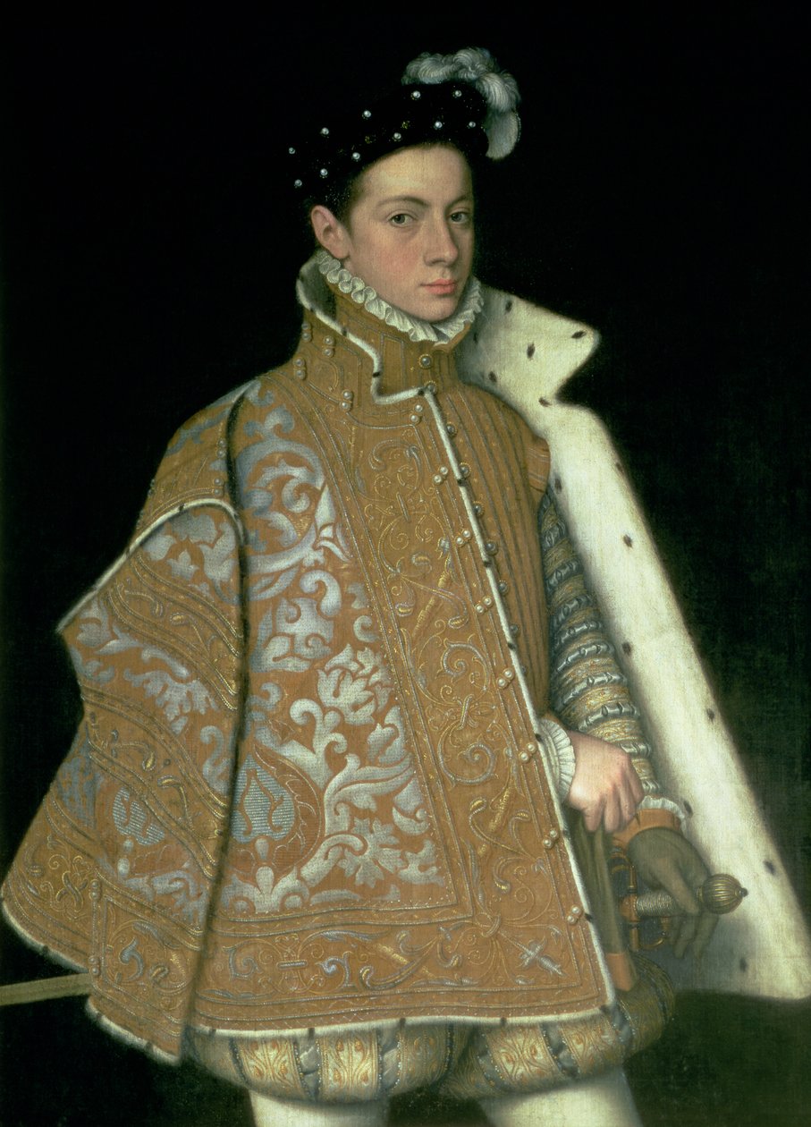 Alessandro Farnese (1546-92), luego Gobernador de los Países Bajos (1578-86), hijo de Margarita de Parma (1522-86) y Ottavio Farnese, Duque de Parma (1520-86), c.1561 de Sofonisba Anguissola